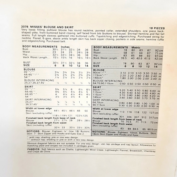 Ralph Lauren Vogue Young American Designer Pattern Ralph Lauren Size 6-14 - Picture 2 of 6